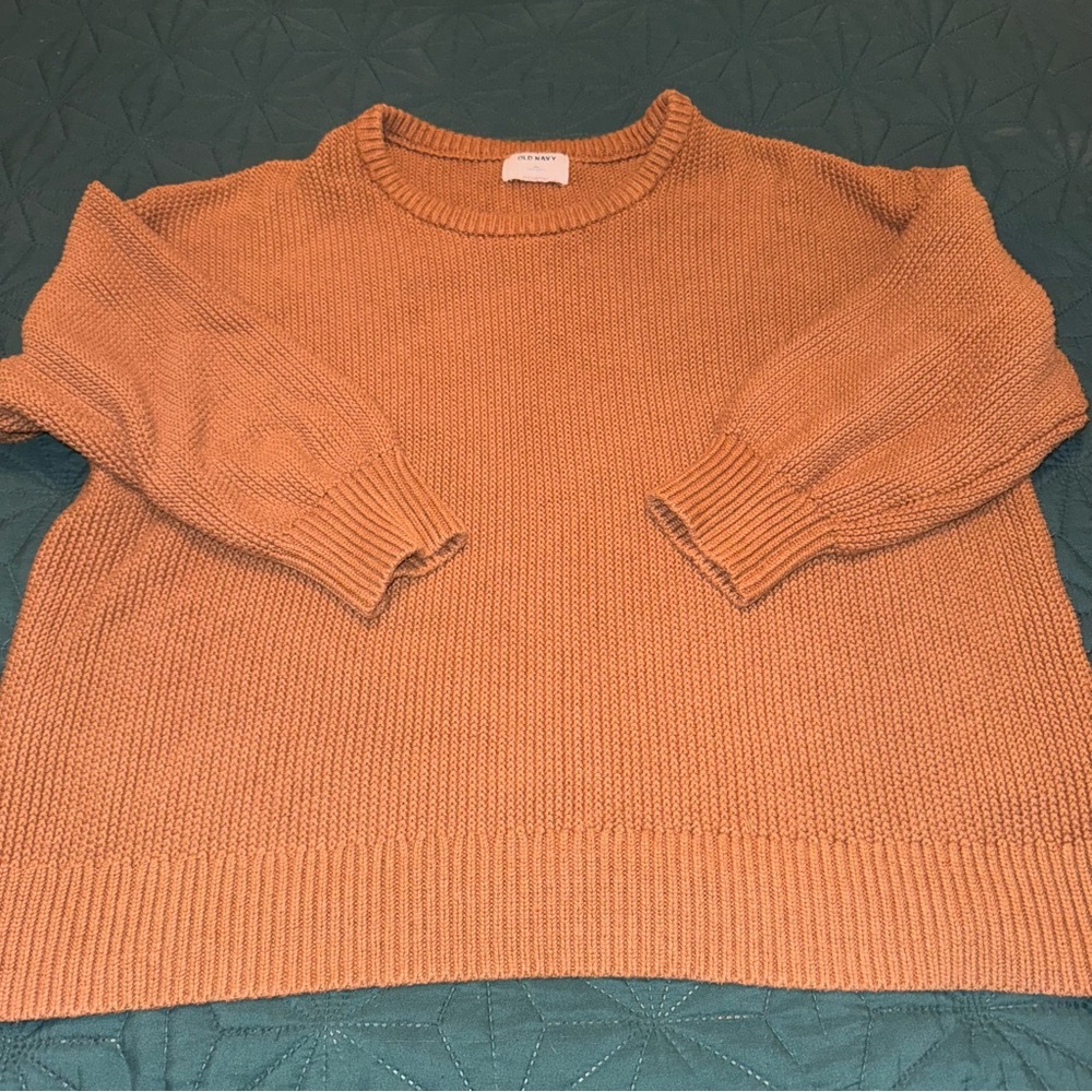Women's Tan Sweater Old Navy XXL